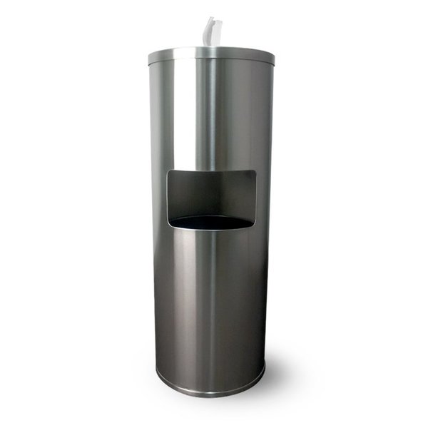 Zogics Wipes Dispenser, Stainless Steel Floor Dispenser Z650